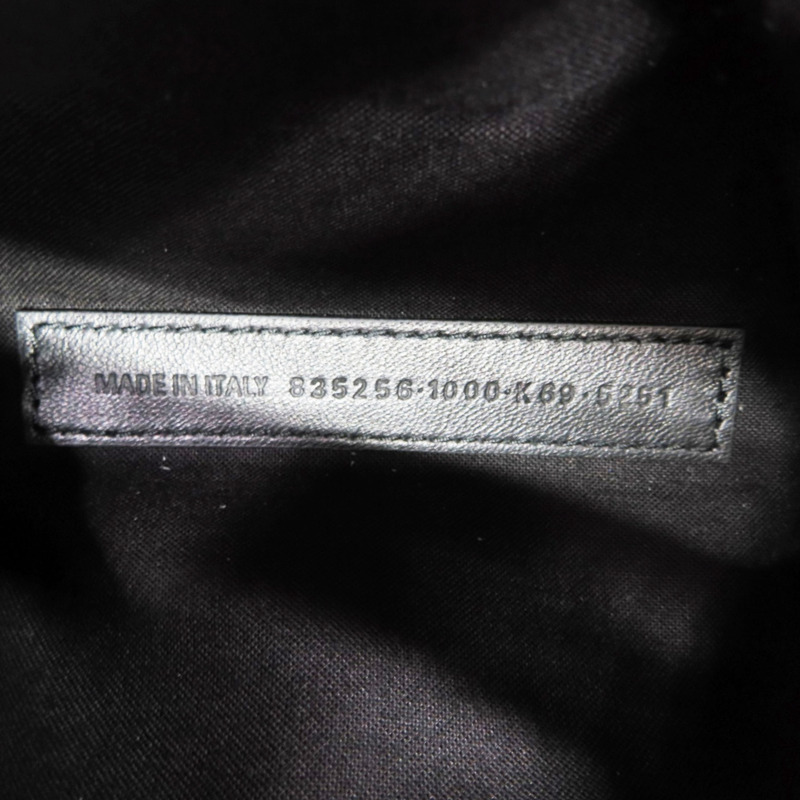 黑色 皮革 City 兩用包【BALENCIAGA 巴黎世家】 835256-6