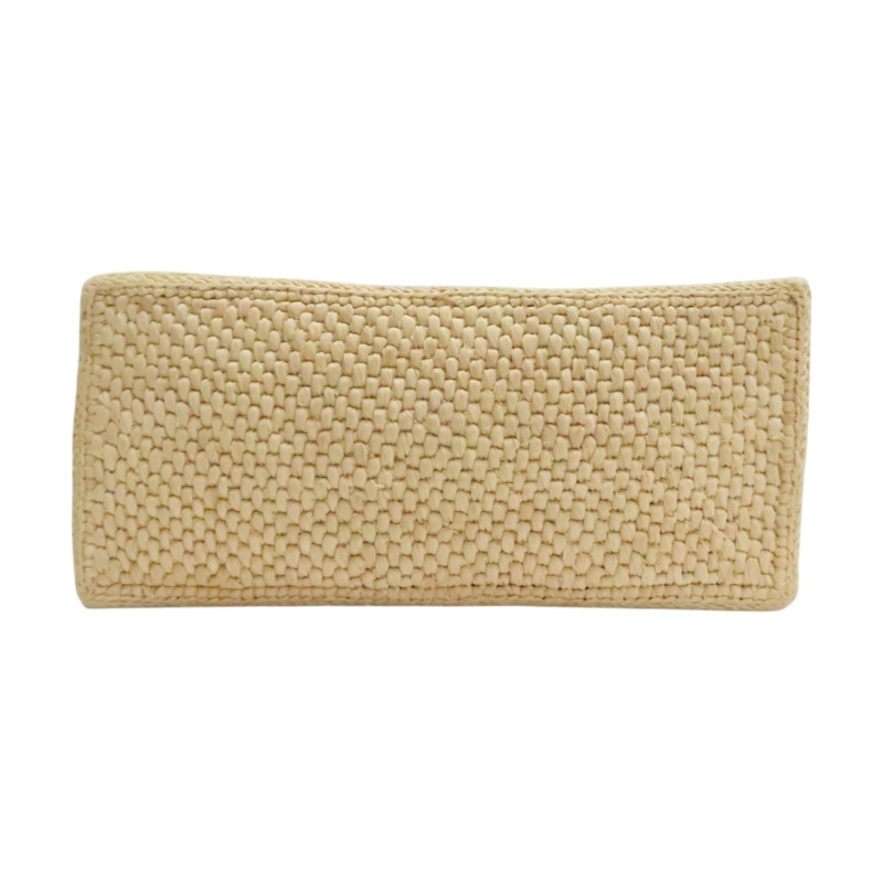 米色 草編 Small Font Tote 兩用包【LOEWE 羅威】 A685B59X03-3