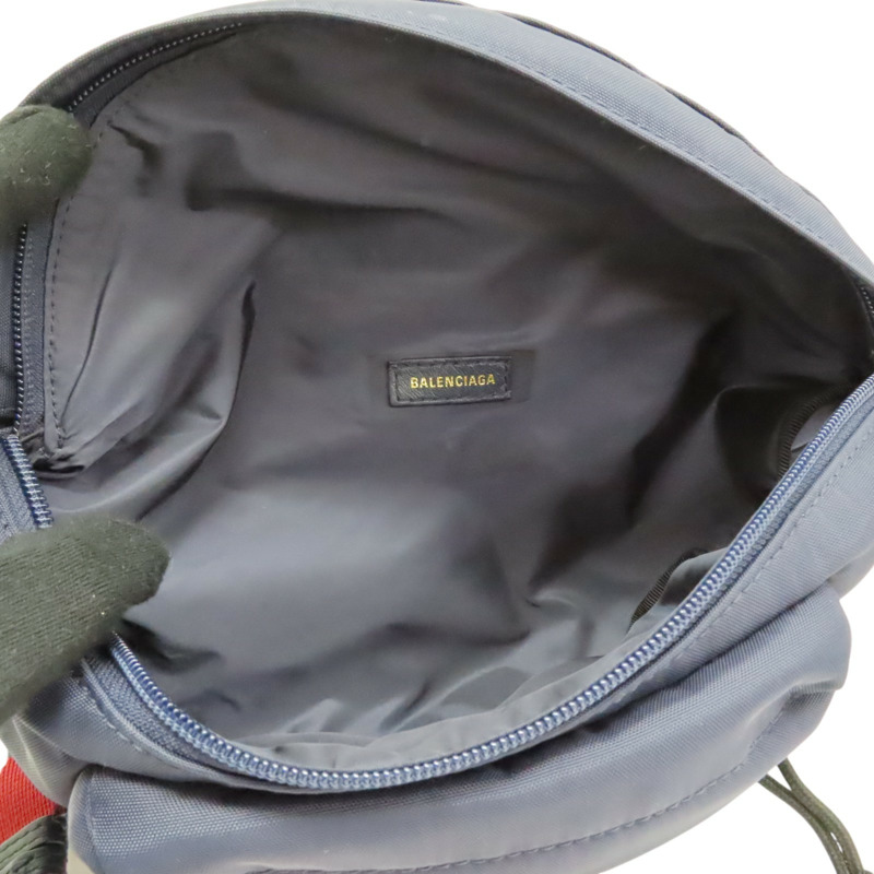 藍色 帆布 Wheel Belt 腰包【BALENCIAGA 巴黎世家】 528862-4