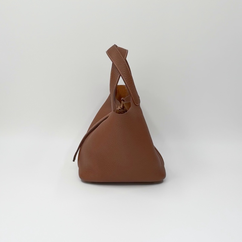 愛馬仕 Picotin Lock 18 金棕色 金扣 Z刻｜菜籃子-3