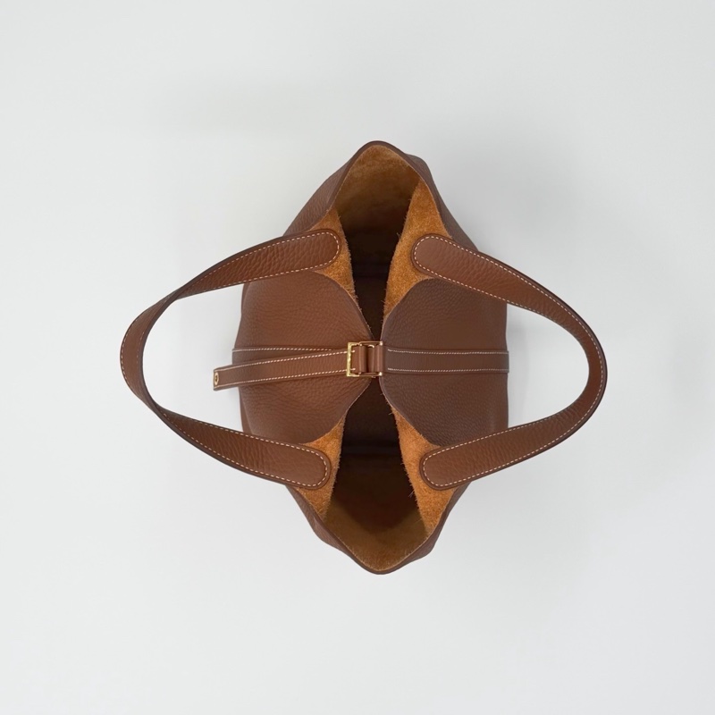 愛馬仕 Picotin Lock 18 金棕色 金扣 Z刻｜菜籃子-4