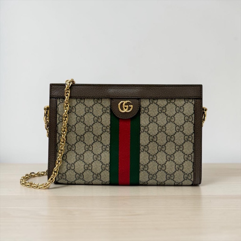 莉亞精品♡ Gucci 夾夾包 二手美包-0