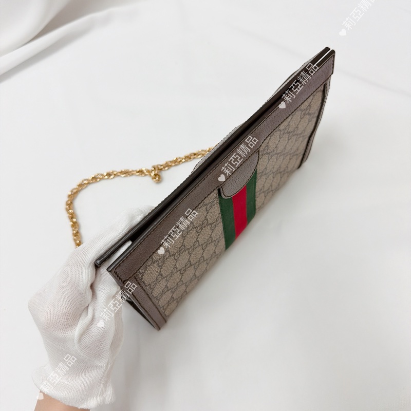莉亞精品♡ Gucci 夾夾包 二手美包-4