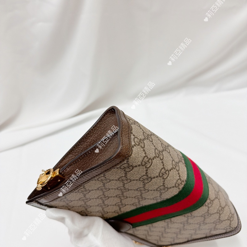 莉亞精品♡ Gucci 夾夾包 二手美包-8