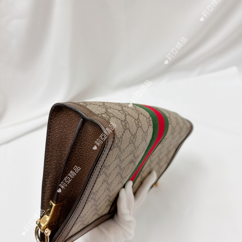 莉亞精品♡ Gucci 夾夾包 二手美包-10