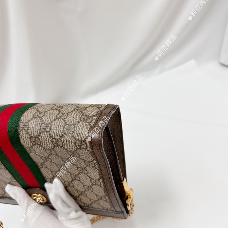 莉亞精品♡ Gucci 夾夾包 二手美包-11