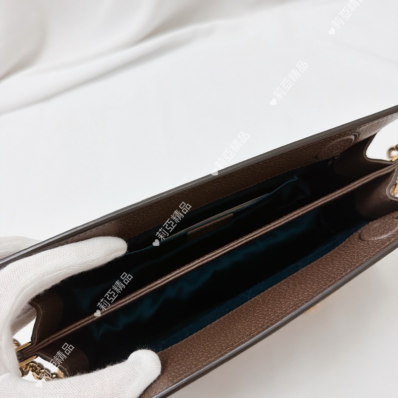 莉亞精品♡ Gucci 夾夾包 二手美包-13