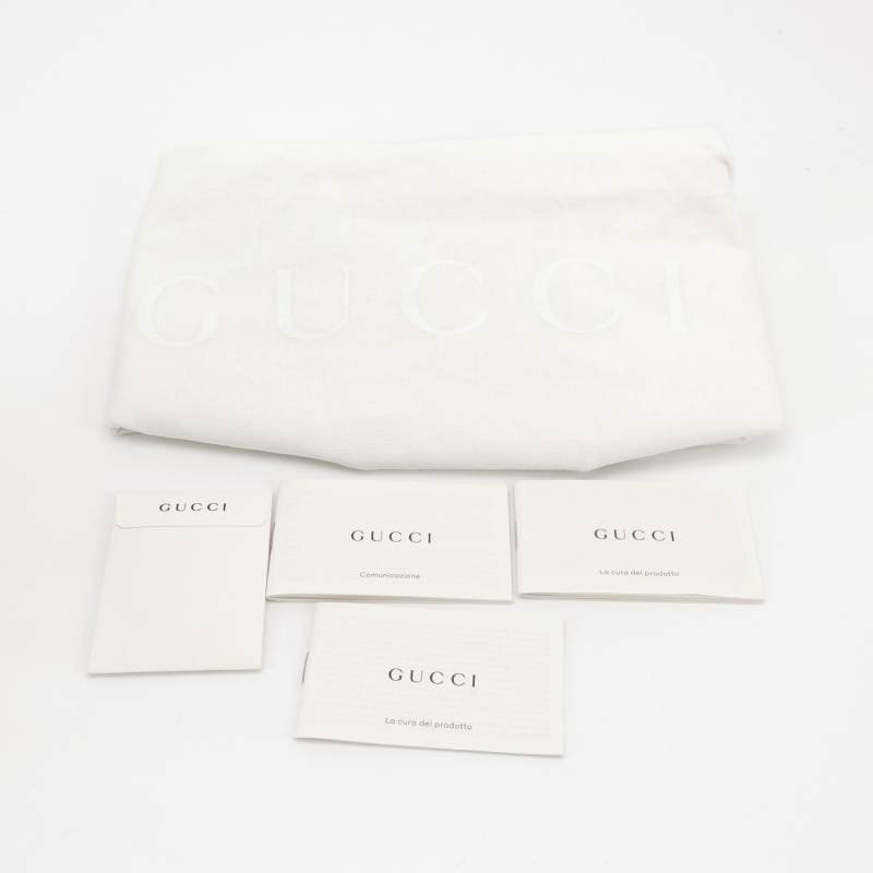 Gucci 1955小號牛皮GG老花馬銜扣單肩包-8