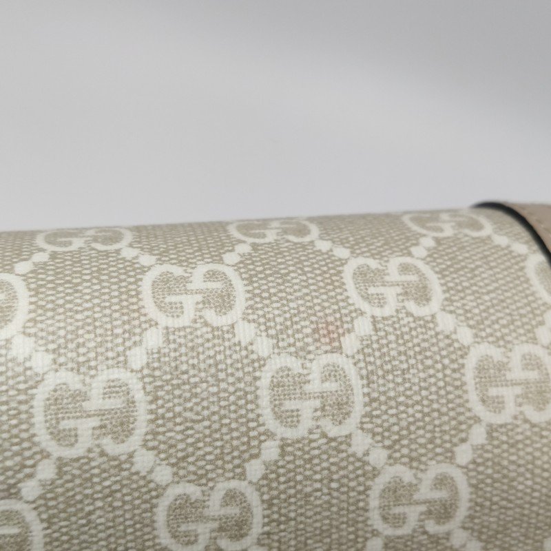 Gucci 1955小號牛皮GG老花馬銜扣單肩包-17