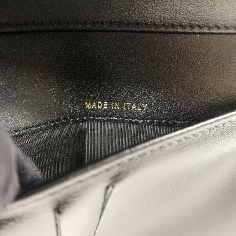 CHANEL 牛皮皮革CC Filigree Flap Wallet錢包-8