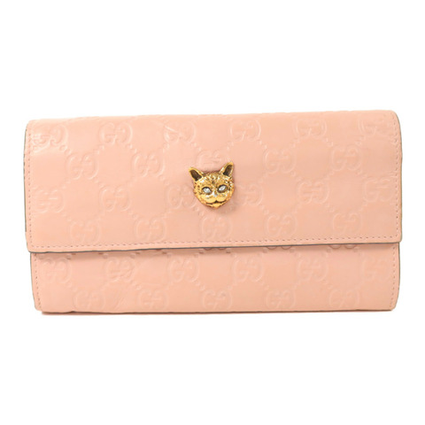 GUCCI 牛皮皮革Guccissima Long Wallet長錢包