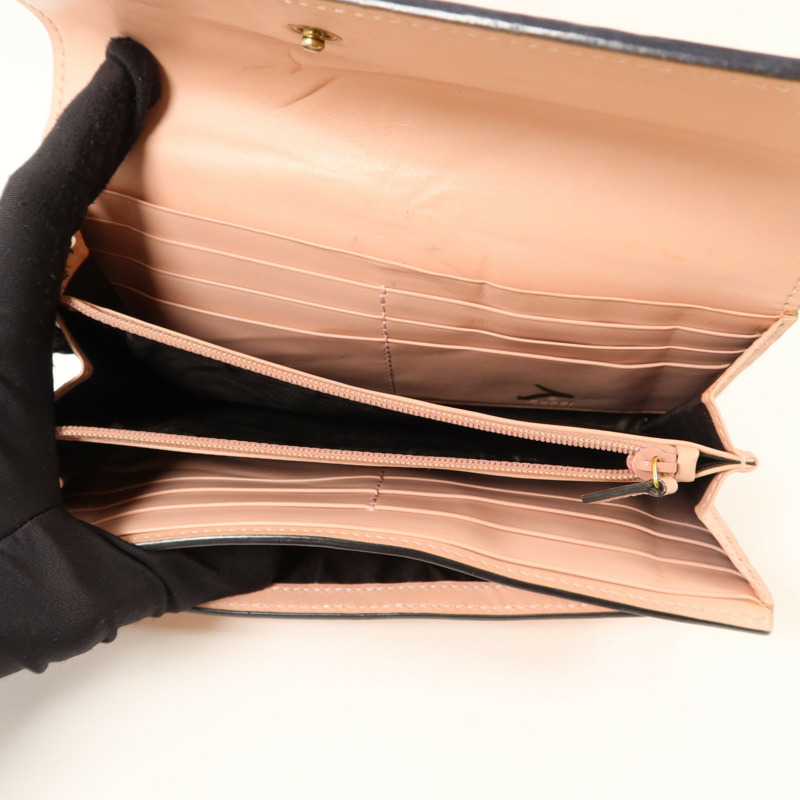 GUCCI 牛皮皮革Guccissima Long Wallet長錢包-4