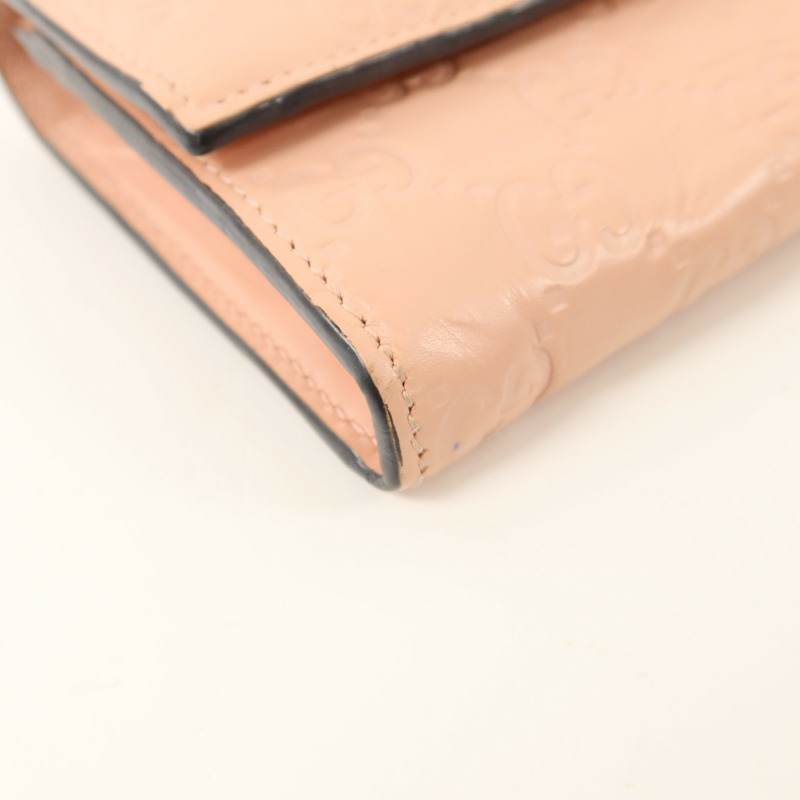 GUCCI 牛皮皮革Guccissima Long Wallet長錢包-8