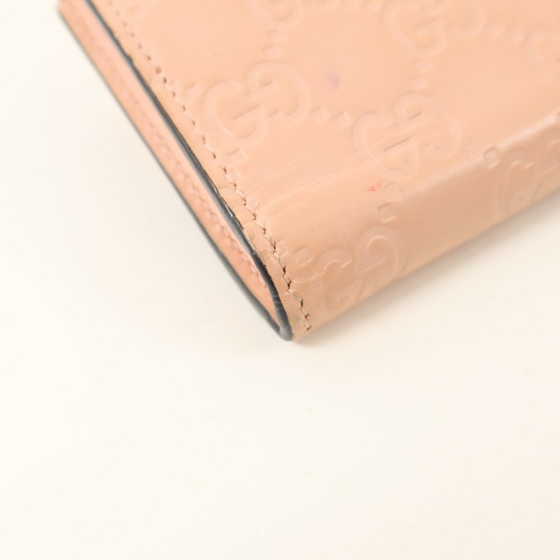 GUCCI 牛皮皮革Guccissima Long Wallet長錢包-11