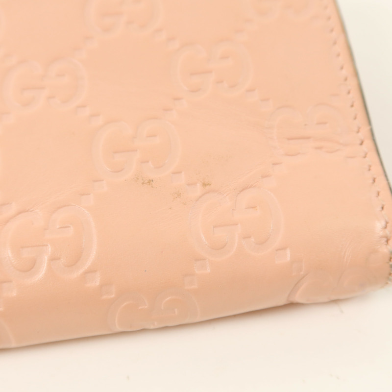 GUCCI 牛皮皮革Guccissima Long Wallet長錢包-12