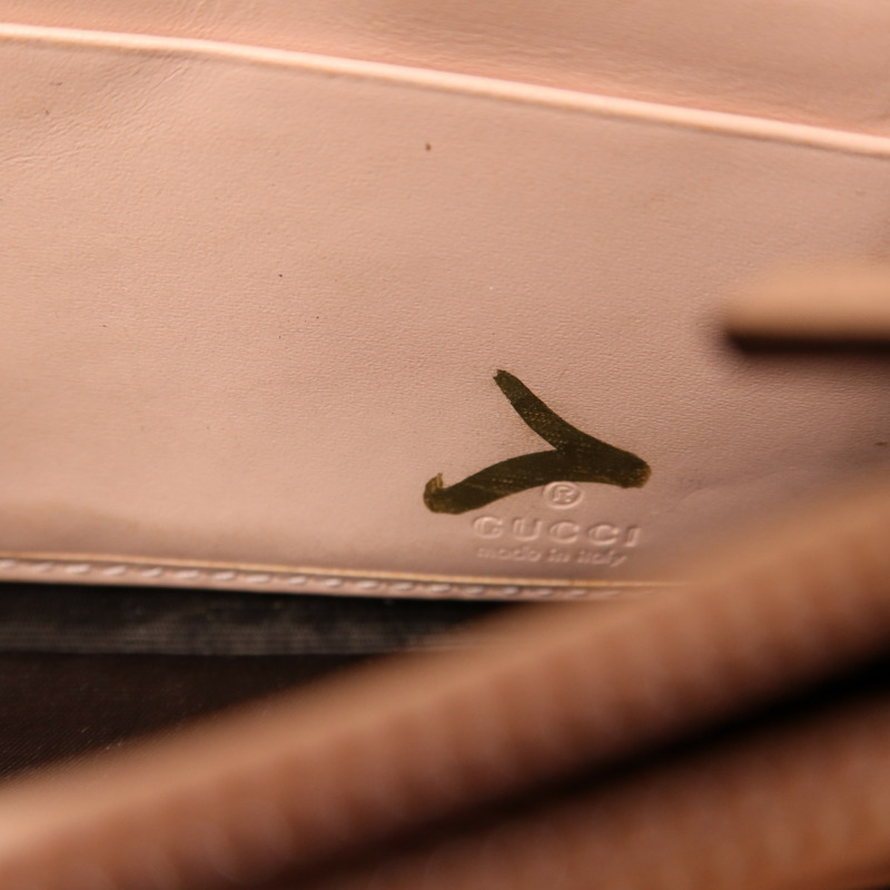 GUCCI 牛皮皮革Guccissima Long Wallet長錢包-18