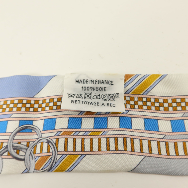 HERMES 絲質Twilly絲巾-6