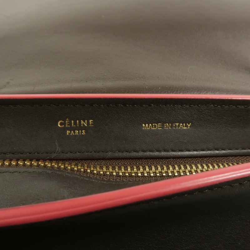 CELINE 牛皮皮革Trapeze手挽肩背兩用袋-5