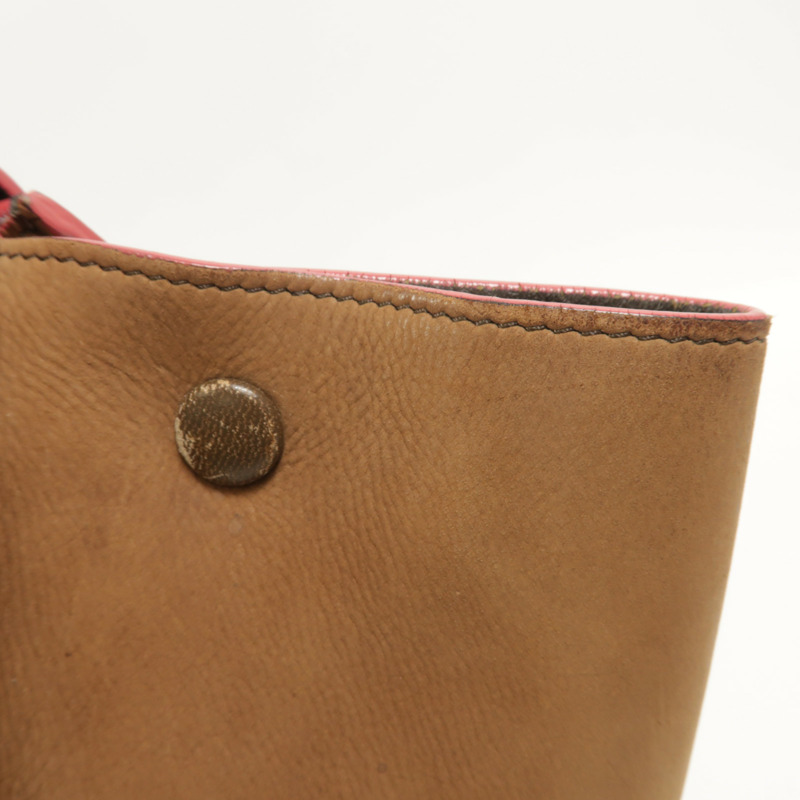 CELINE 牛皮皮革Trapeze手挽肩背兩用袋-13