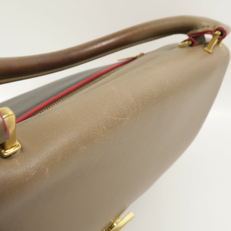 CELINE 牛皮皮革Trapeze手挽肩背兩用袋-14
