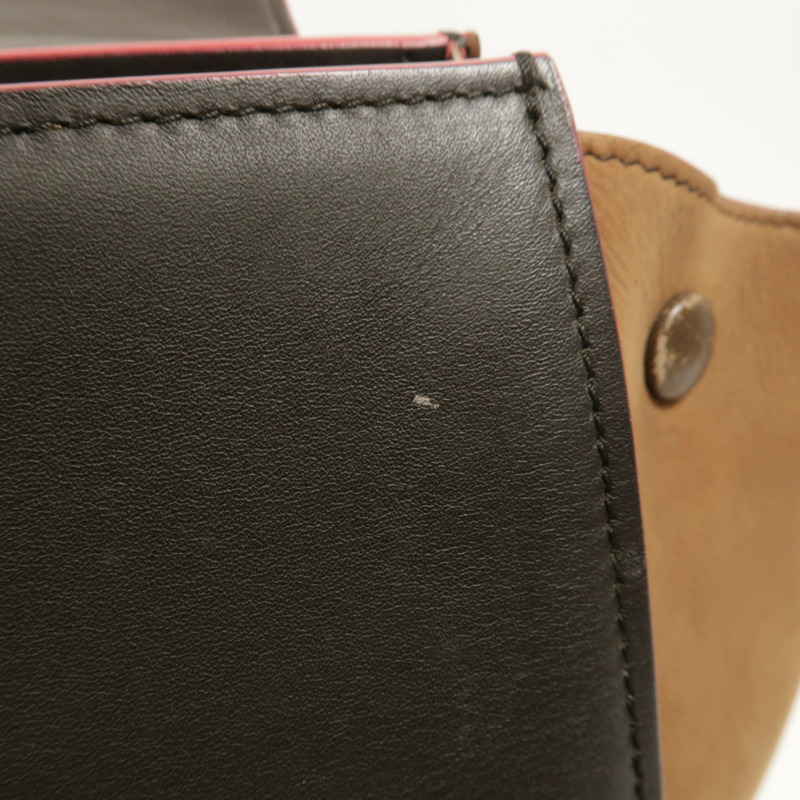 CELINE 牛皮皮革Trapeze手挽肩背兩用袋-16