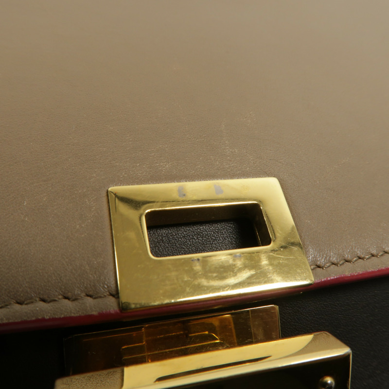 CELINE 牛皮皮革Trapeze手挽肩背兩用袋-18