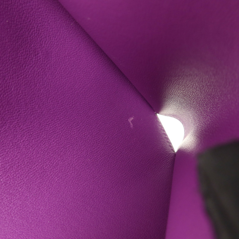 HERMES Epsom皮革Bearn Compact Wallet錢包Anemone/Raisin-14