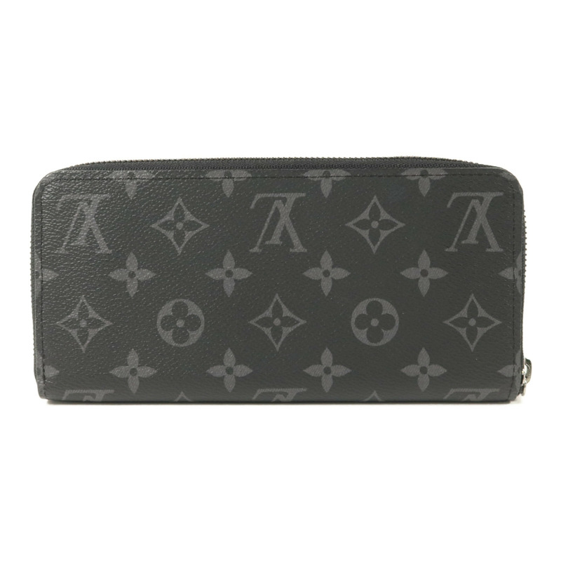 LOUIS VUITTON Monogram Eclipse Zippy Wallet Horizontal長錢包-1