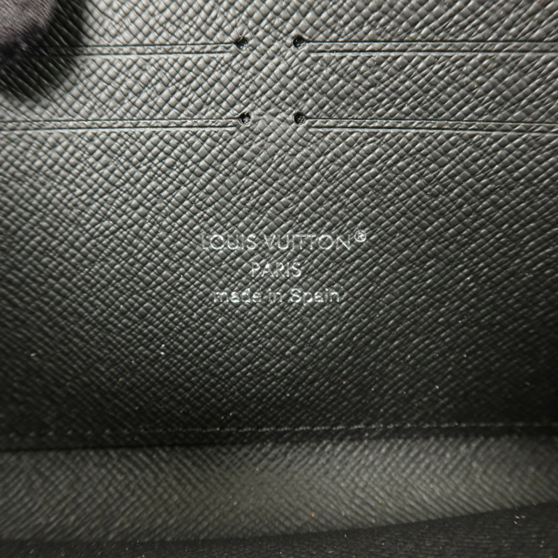 LOUIS VUITTON Monogram Eclipse Zippy Wallet Horizontal長錢包-5