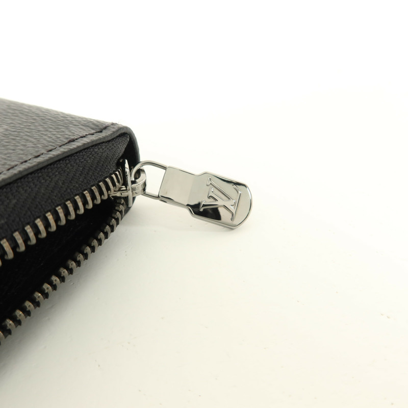 LOUIS VUITTON Monogram Eclipse Zippy Wallet Horizontal長錢包-6
