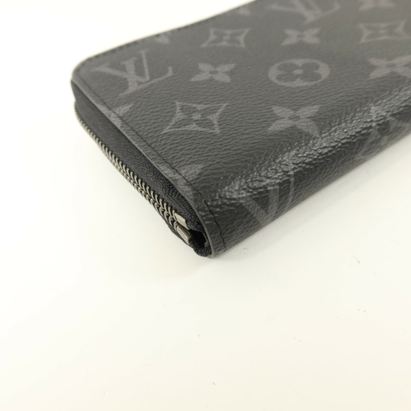 LOUIS VUITTON Monogram Eclipse Zippy Wallet Horizontal長錢包-9