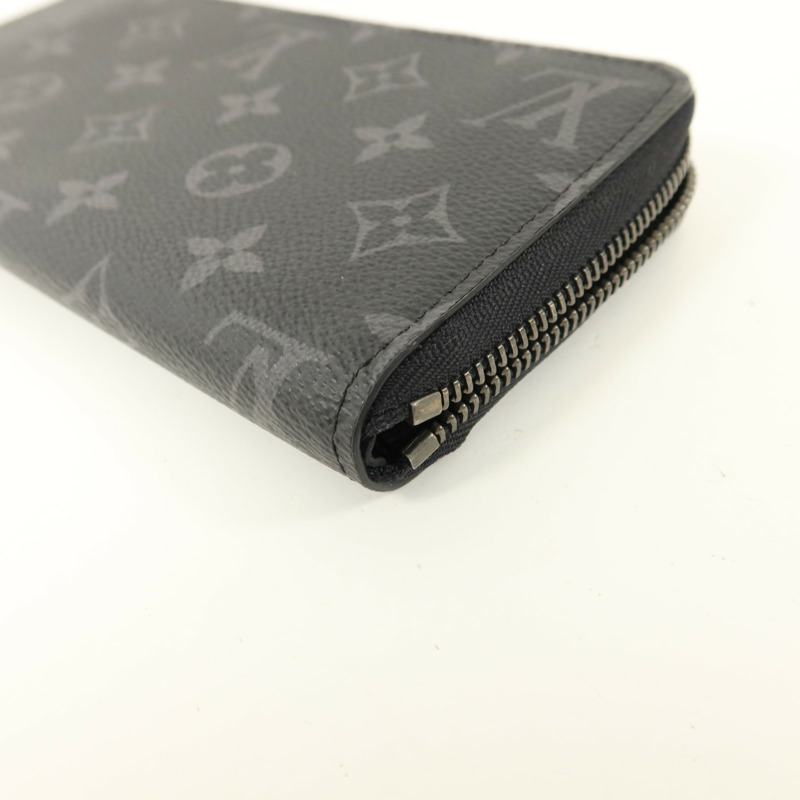 LOUIS VUITTON Monogram Eclipse Zippy Wallet Horizontal長錢包-10