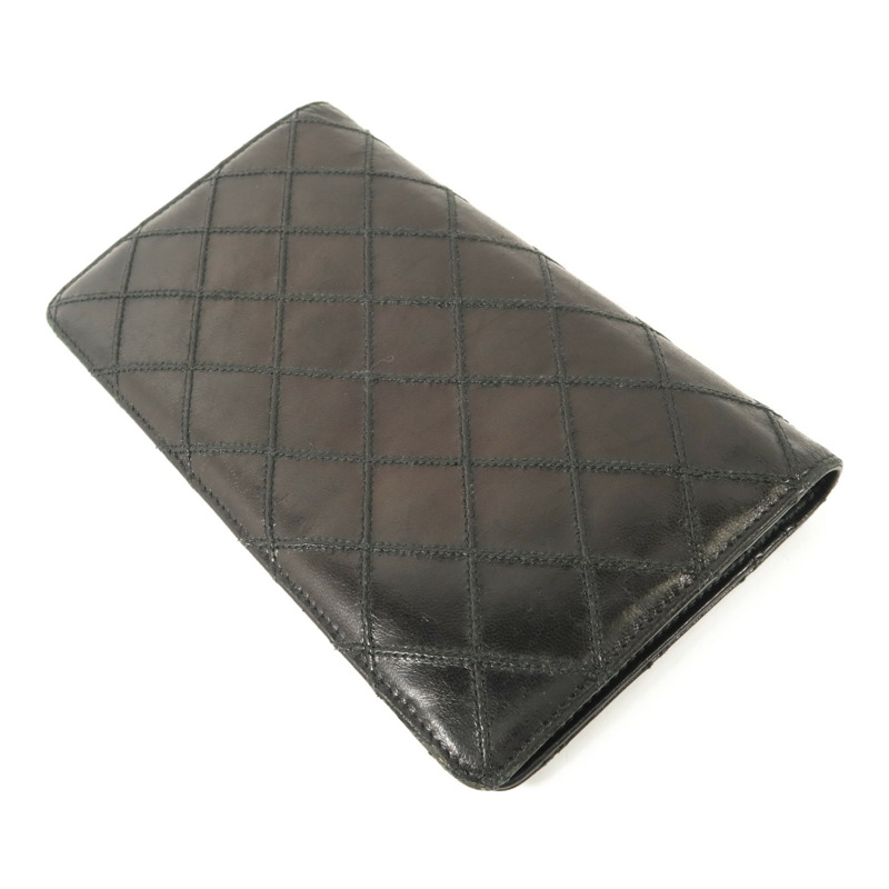 CHANEL 牛皮皮革Vintage Long Wallet長錢包-3
