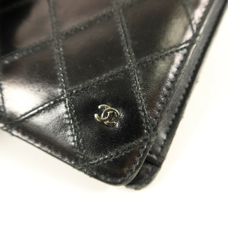 CHANEL 牛皮皮革Vintage Long Wallet長錢包-12