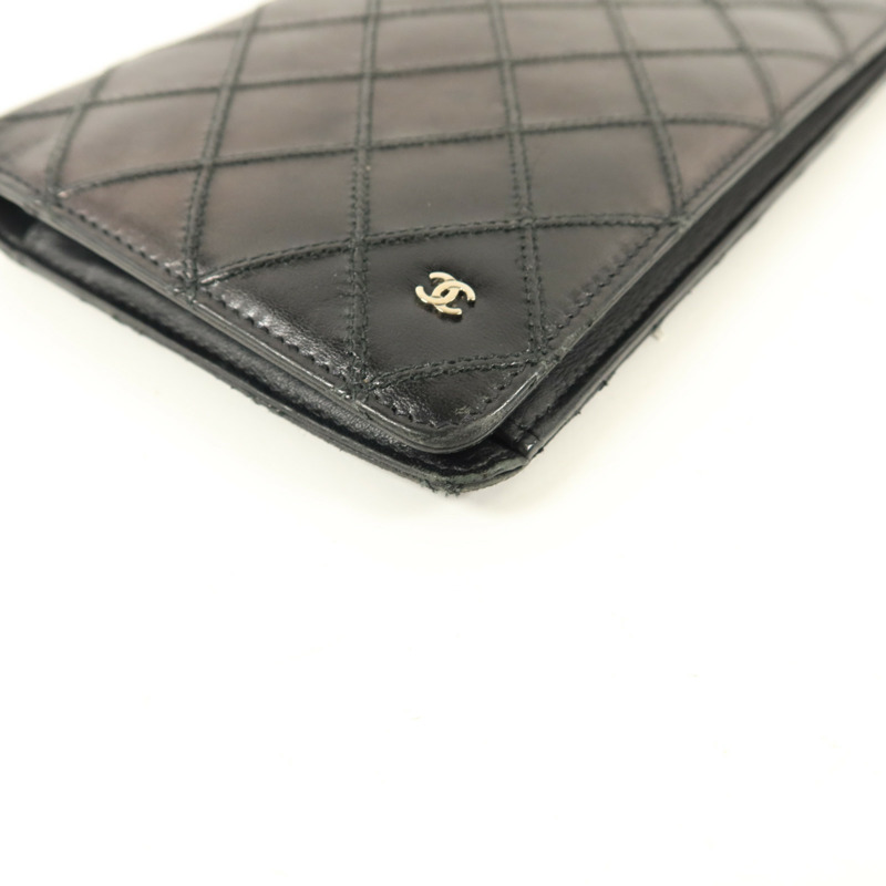 CHANEL 牛皮皮革Vintage Long Wallet長錢包-13