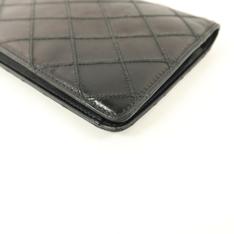 CHANEL 牛皮皮革Vintage Long Wallet長錢包-14