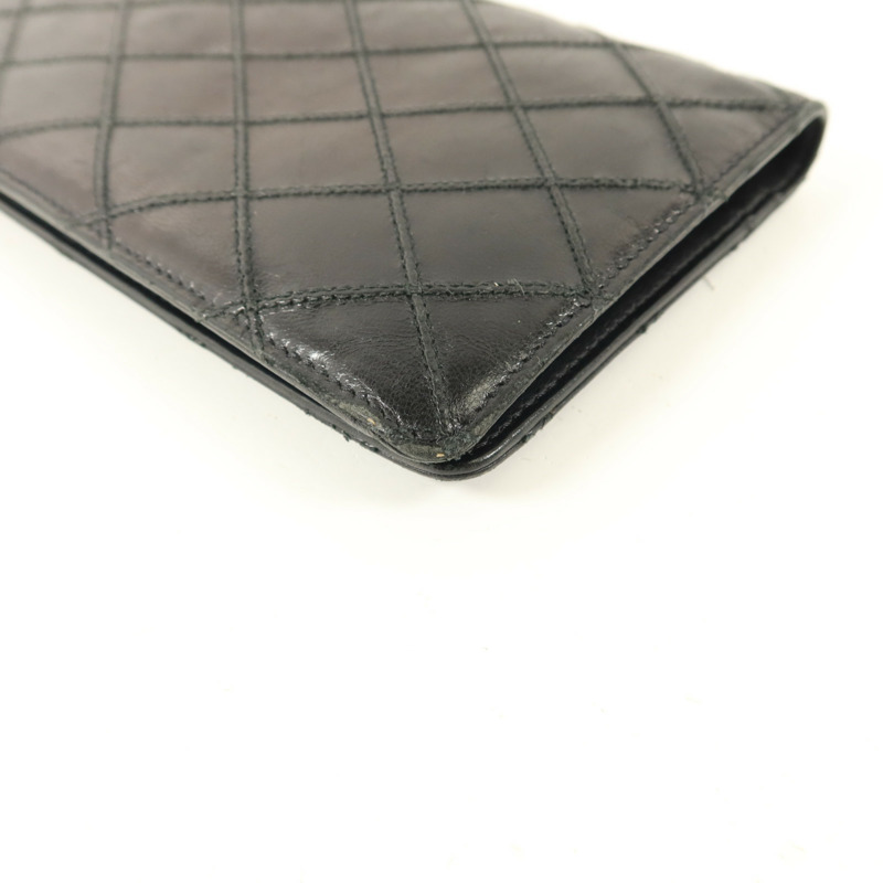 CHANEL 牛皮皮革Vintage Long Wallet長錢包-15