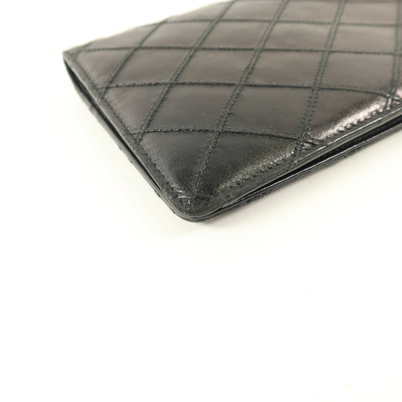 CHANEL 牛皮皮革Vintage Long Wallet長錢包-16