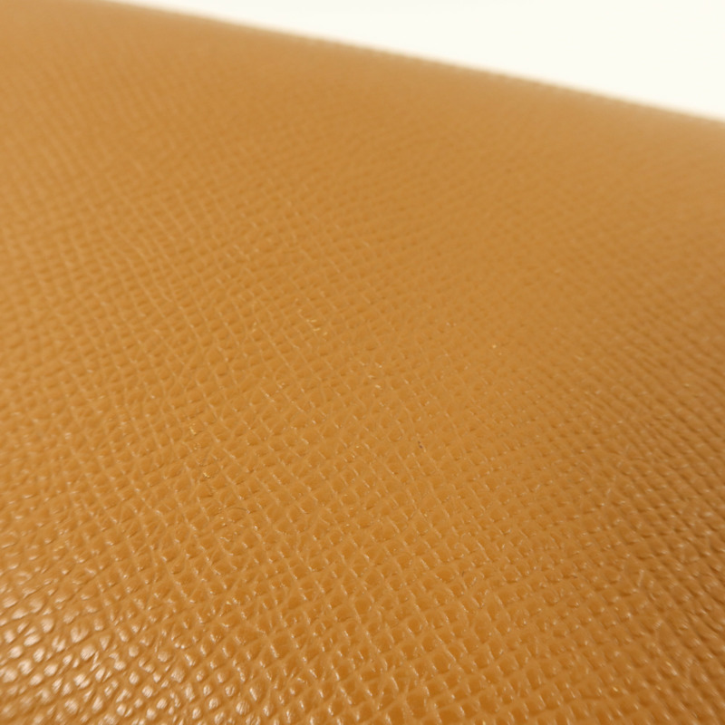 HERMES Epsom皮革Silk'In Long Wallet長錢包Gold-14