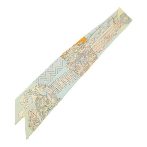 HERMES 絲質Twilly絲巾