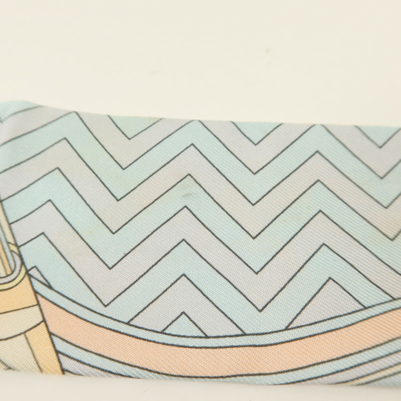 HERMES 絲質Twilly絲巾-10