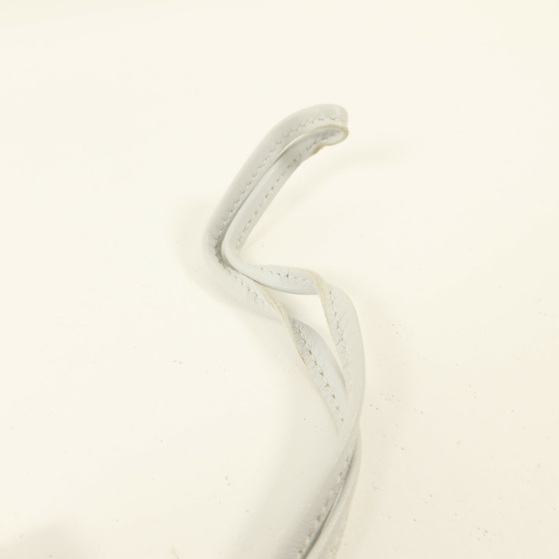 HERMES Milo/Swift皮革Rodeo Pegase MM掛飾Bleu Pale-13