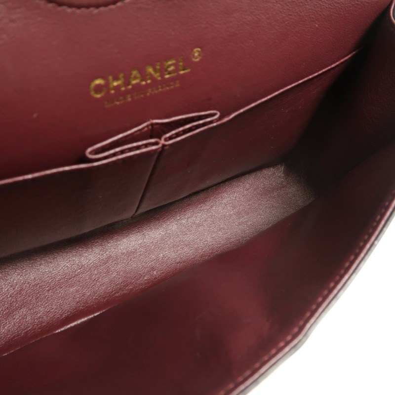 CHANEL 羊皮皮革Classic 25鏈帶肩背袋-4