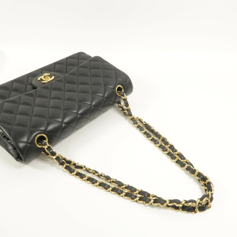 CHANEL 羊皮皮革Classic 25鏈帶肩背袋-8