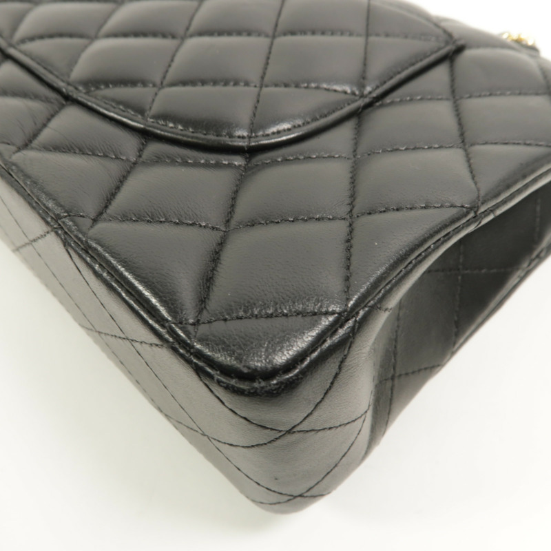 CHANEL 羊皮皮革Classic 25鏈帶肩背袋-12