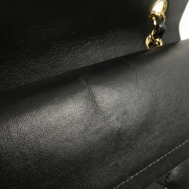 CHANEL 羊皮皮革Classic 25鏈帶肩背袋-14