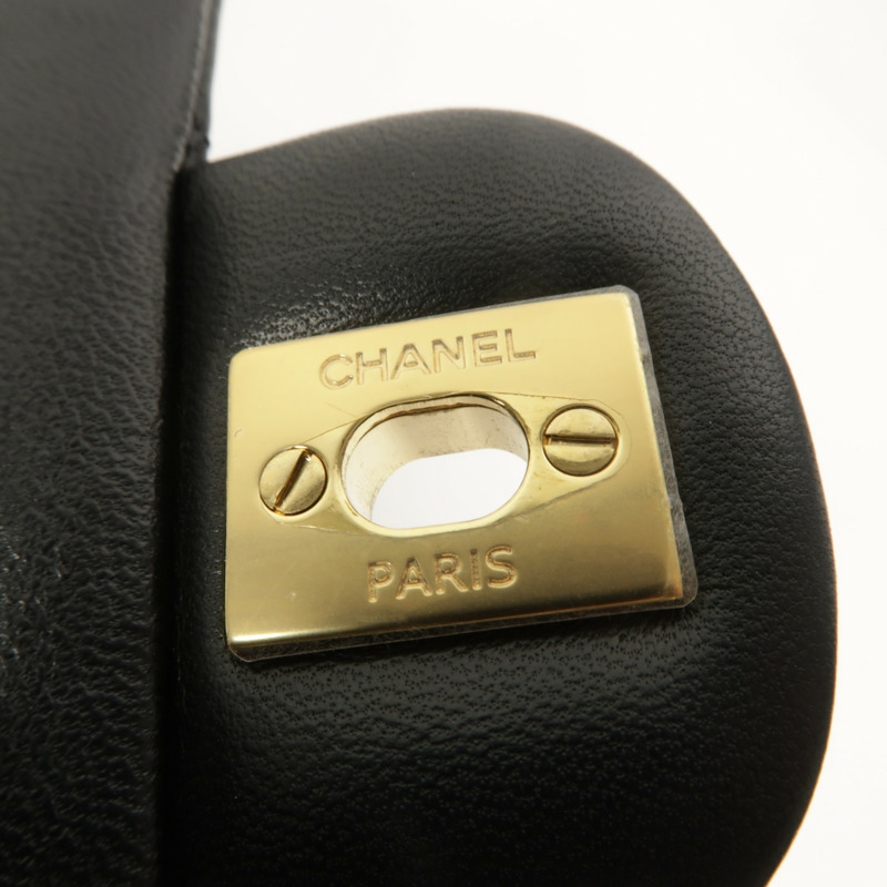 CHANEL 羊皮皮革Classic 25鏈帶肩背袋-15