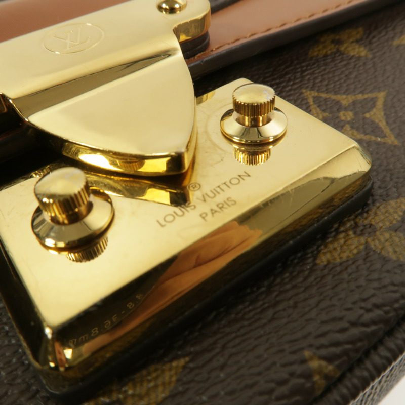 LOUIS VUITTON Monogram Marceau鏈帶肩背袋-7