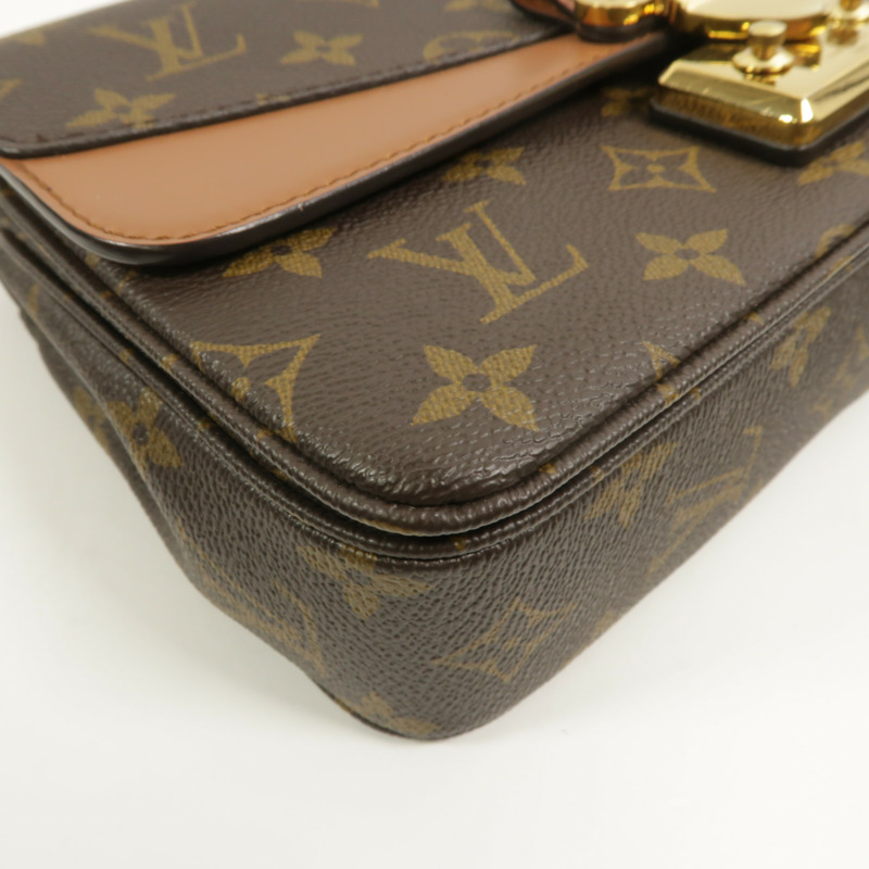 LOUIS VUITTON Monogram Marceau鏈帶肩背袋-12
