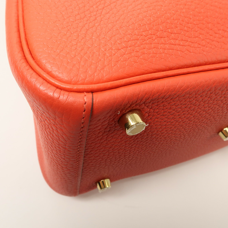 HERMES Clemence皮革Lindy 26手挽肩背兩用袋-10